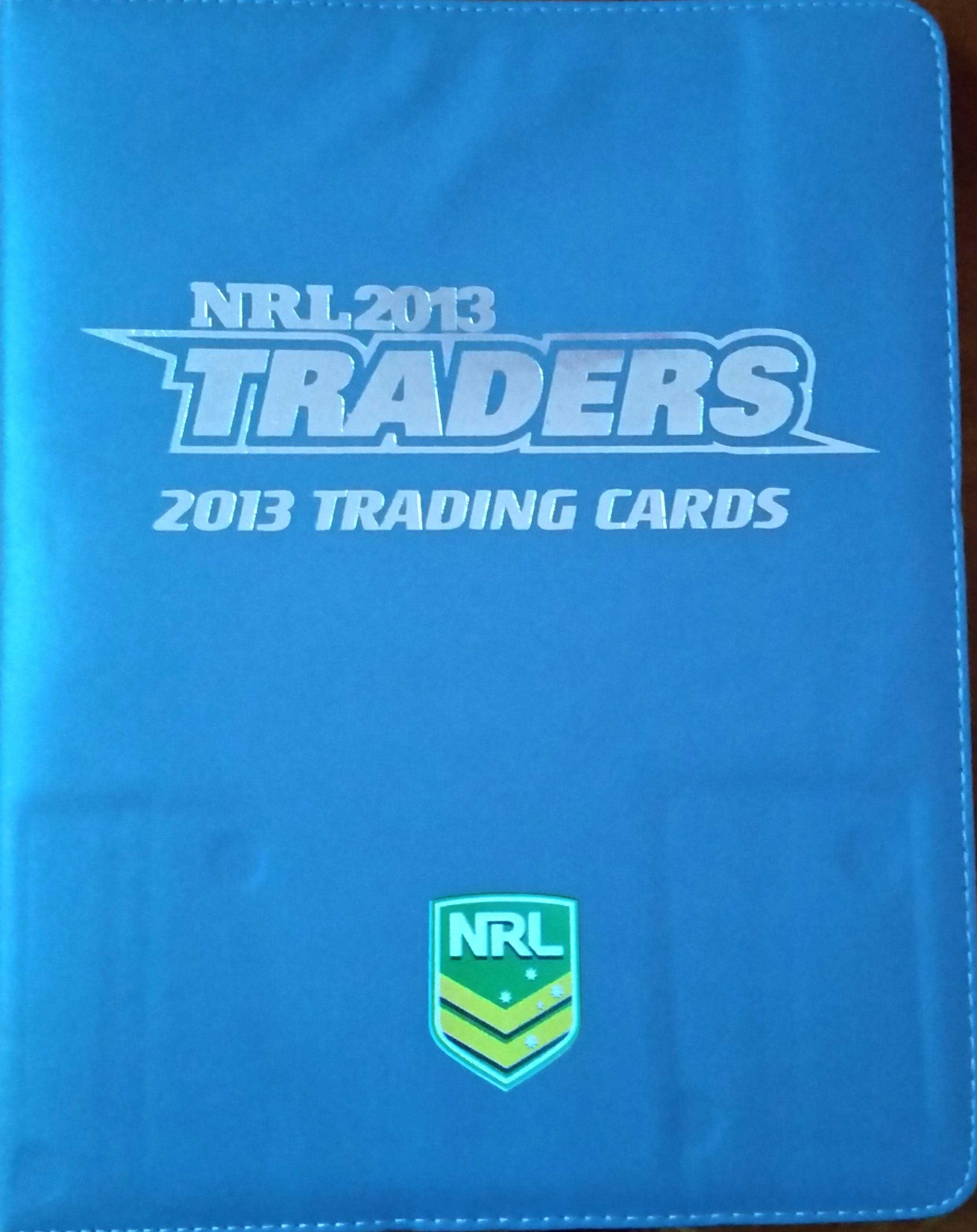 2013 NRL Traders Album / Folder (New See Description) Diggaz Trading Cards