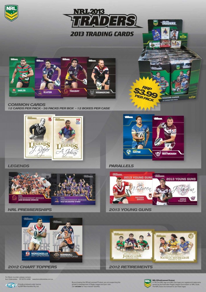 NRL Cards Diggaz Trading Cards