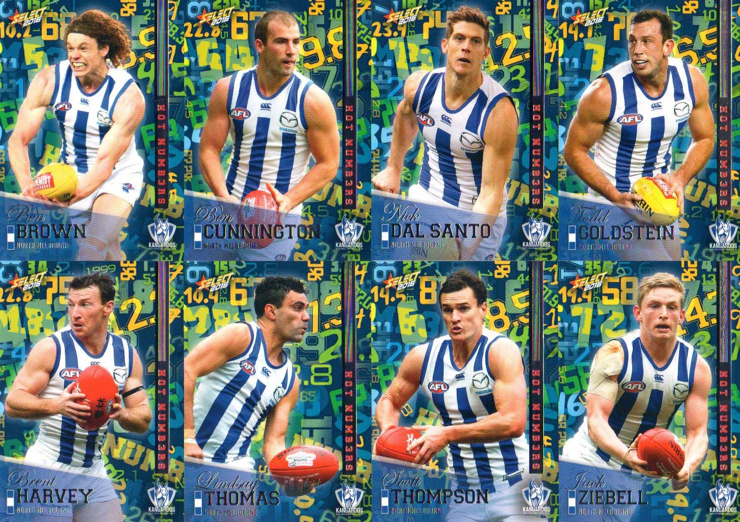 Afl Playing Cards North Melbourne Kangaroos