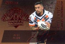 2020 NRL Traders Authentic Bronze ASB16 Josh Aloiai Tigers