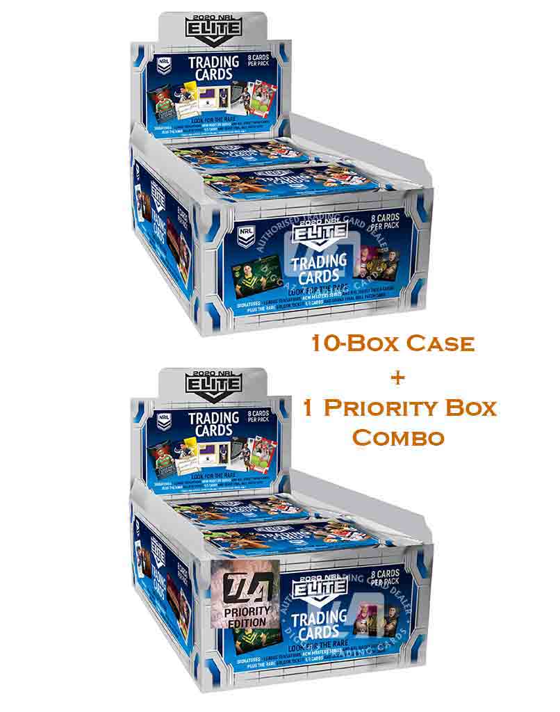 2020 TLA NRL Elite Sealed Trading Cards 10Box Case + Priority Box