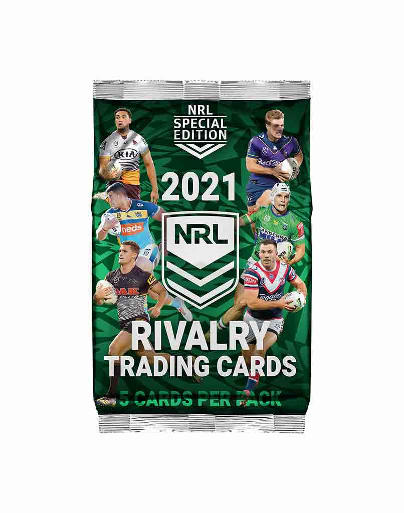 2021 TLA NRL Rivalry Sealed Trading Card Packet Diggaz Trading Cards