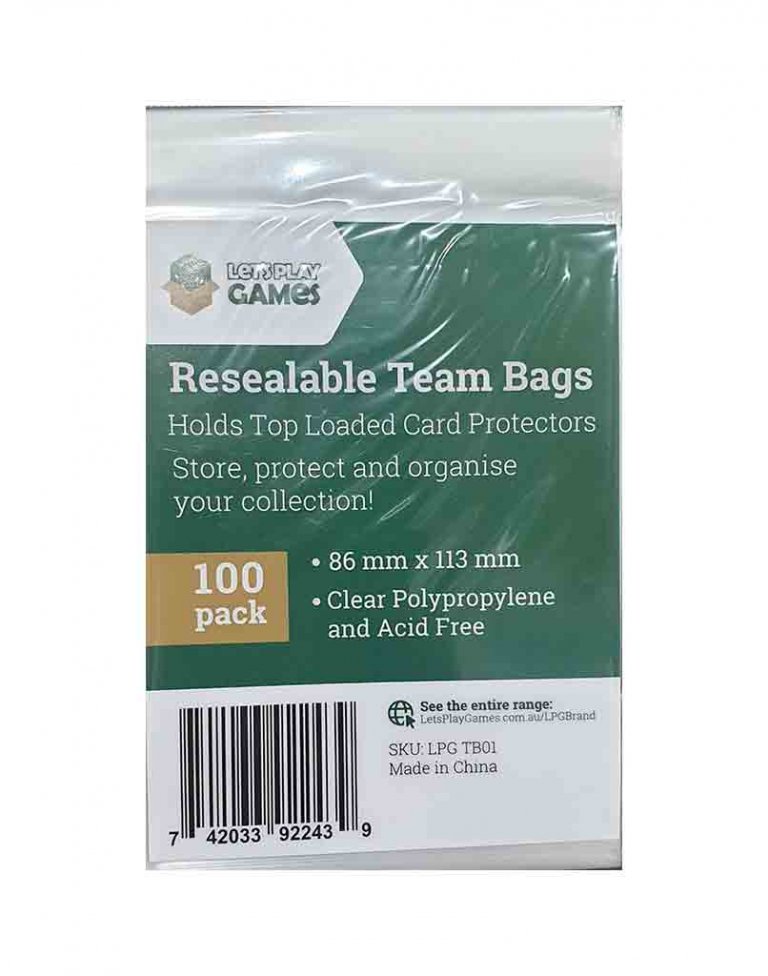 LPG Resealable Team Bags Pack Diggaz Trading Cards