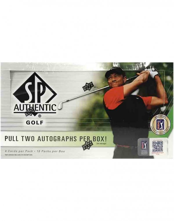 2021 Upper Deck SP Authentic Golf Hobby Box Diggaz Trading Cards