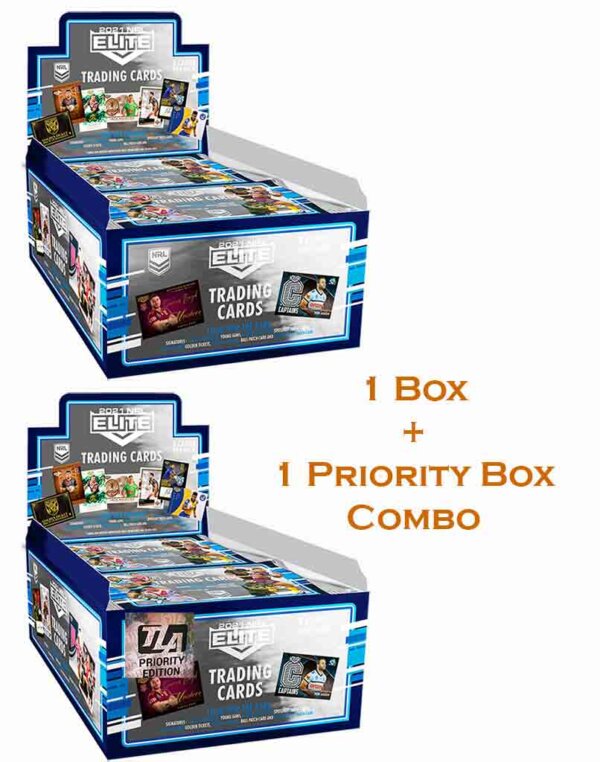 2021 TLA NRL Elite Sealed Trading Cards Box + Priority Box Combo
