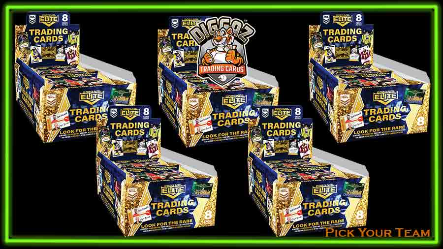 NRL Break 495 2023 NRL Elite Half Case Pick Your Team (Aug 30) Diggaz Trading Cards