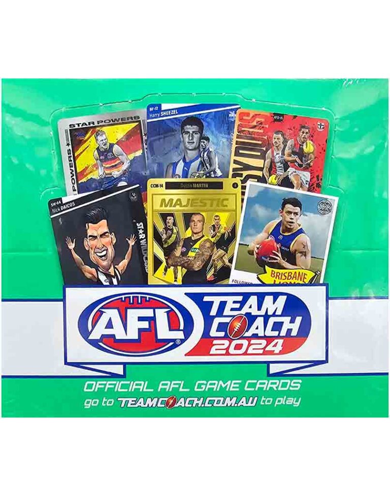 2024 AFL Teamcoach Sealed Trading Card Box Diggaz Trading Cards